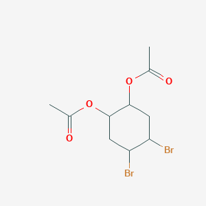 molecular formula C10H14Br2O4 B373613 2-(Acetyloxy)-4,5-dibromocyclohexyl acetate 