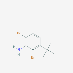 molecular formula C14H21Br2N B373615 2,6-Dibromo-3,5-ditert-butylaniline 