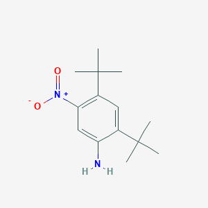 molecular formula C14H22N2O2 B373617 2,4-Ditert-butyl-5-nitroaniline 