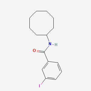 molecular formula C15H20INO B3736171 N-cyclooctyl-3-iodobenzamide 