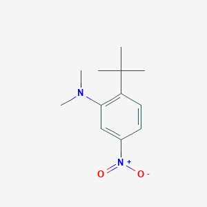 molecular formula C12H18N2O2 B373620 2-tert-butyl-N,N-dimethyl-5-nitroaniline 