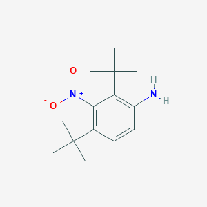 molecular formula C14H22N2O2 B373622 2,4-Ditert-butyl-3-nitroaniline 