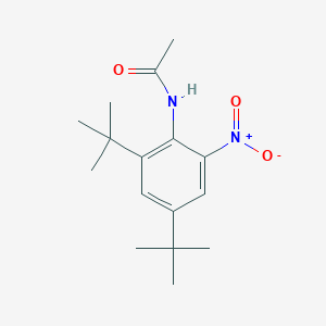 molecular formula C16H24N2O3 B373623 N-{2,4-ditert-butyl-6-nitrophenyl}acetamide 
