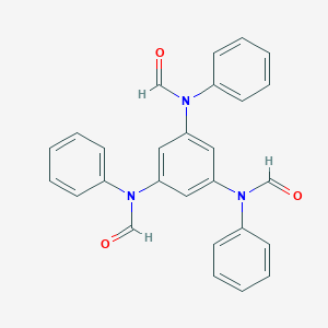 molecular formula C27H21N3O3 B373624 1,3,5-Triformylanilinobenzene 