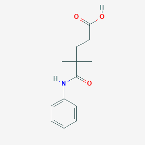 5-Anilino-4,4-dimethyl-5-oxopentanoic acid