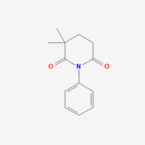 molecular formula C13H15NO2 B373628 3,3-Dimethyl-1-phenyl-2,6-piperidinedione 