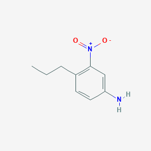 molecular formula C9H12N2O2 B373633 3-Nitro-4-propylaniline CAS No. 42411-95-0