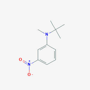 molecular formula C11H16N2O2 B373640 N-(tert-butyl)-N-methyl-3-nitroaniline 