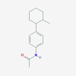molecular formula C15H21NO B373641 N-[4-(2-methylcyclohexyl)phenyl]acetamide 