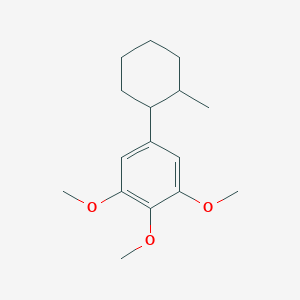 molecular formula C16H24O3 B373647 1,2,3-Trimethoxy-5-(2-methylcyclohexyl)benzene 
