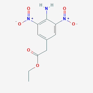 Ethyl {4-amino-3,5-bisnitrophenyl}acetate