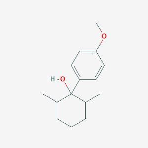 molecular formula C15H22O2 B373658 1-(4-Methoxyphenyl)-2,6-dimethylcyclohexanol 