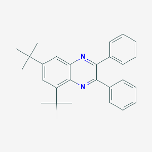 molecular formula C28H30N2 B373660 5,7-Ditert-butyl-2,3-diphenylquinoxaline 