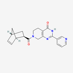 7-[(1R*,2R*,4R*)-bicyclo[2.2.1]hept-5-en-2-ylcarbonyl]-2-pyridin-3-yl-5,6,7,8-tetrahydropyrido[3,4-d]pyrimidin-4(3H)-one