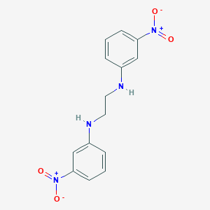 molecular formula C14H14N4O4 B373666 N,N'-bis(3-nitrophenyl)ethane-1,2-diamine 