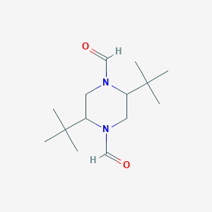 2,5-Ditert-butylpiperazine-1,4-dicarbaldehyde