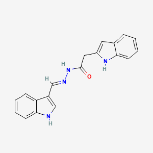 2-(1H-indol-2-yl)-N'-(1H-indol-3-ylmethylene)acetohydrazide