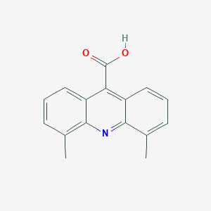 molecular formula C16H13NO2 B373672 4,5-Dimethylacridine-9-carboxylic acid 