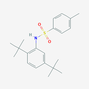 molecular formula C21H29NO2S B373673 N-(2,5-ditert-butylphenyl)-4-methylbenzenesulfonamide 