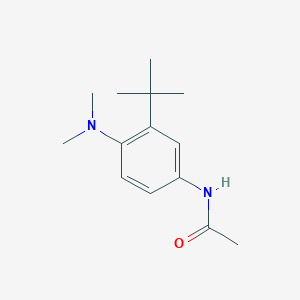 N-[3-tert-butyl-4-(dimethylamino)phenyl]acetamide