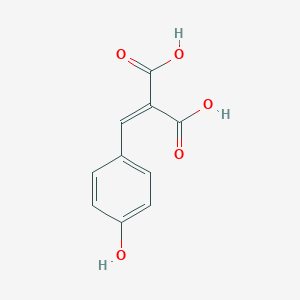 molecular formula C10H8O5 B373680 2-[(4-Hydroxyphenyl)methylidene]propanedioic acid CAS No. 17449-03-5