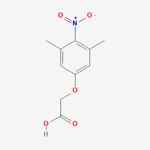 molecular formula C10H11NO5 B373683 {4-Nitro-3,5-dimethylphenoxy}acetic acid 