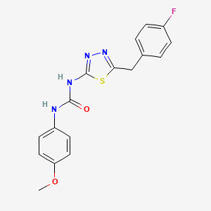 N-[5-(4-fluorobenzyl)-1,3,4-thiadiazol-2-yl]-N'-(4-methoxyphenyl)urea