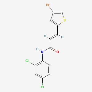 3-(4-bromo-2-thienyl)-N-(2,4-dichlorophenyl)acrylamide