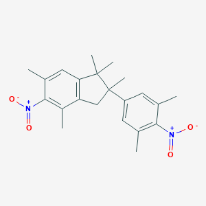 2-(3,5-Dimethyl-4-nitrophenyl)-1,1,2,4,6-pentamethyl-5-nitroindane