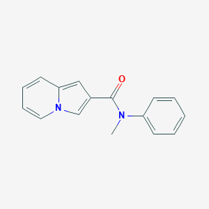 molecular formula C16H14N2O B373691 N-methyl-N-phenyl-2-indolizinecarboxamide 