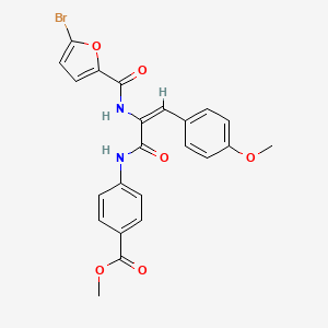 methyl 4-{[2-[(5-bromo-2-furoyl)amino]-3-(4-methoxyphenyl)acryloyl]amino}benzoate