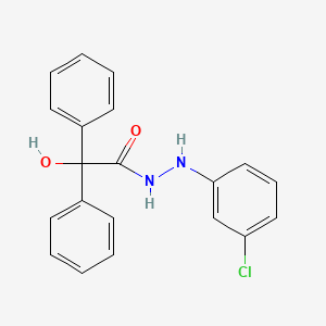 N'-(3-chlorophenyl)-2-hydroxy-2,2-diphenylacetohydrazide