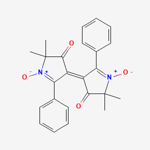 5,5,5',5'-tetramethyl-2,2'-diphenyl-3,3'-bipyrrole-4,4'(5H,5'H)-dione 1,1'-dioxide