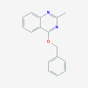 molecular formula C16H14N2O B373711 4-(Benzyloxy)-2-methylquinazoline 