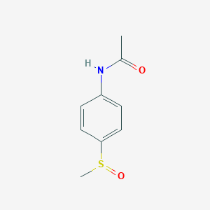 molecular formula C9H11NO2S B373715 N-[4-(methylsulfinyl)phenyl]acetamide 