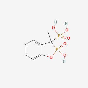 (2-Hydroxy-3-methyl-2-oxo-1,2lambda5-benzoxaphosphol-3-yl)phosphonic acid