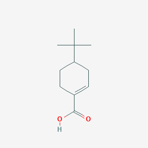 molecular formula C11H18O2 B373722 4-Tert-butylcyclohexene-1-carboxylic acid 
