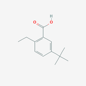 molecular formula C13H18O2 B373735 5-Tert-butyl-2-ethylbenzoic acid 