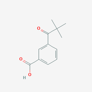 molecular formula C12H14O3 B373736 3-(2,2-Dimethylpropanoyl)benzoic acid CAS No. 213598-04-0