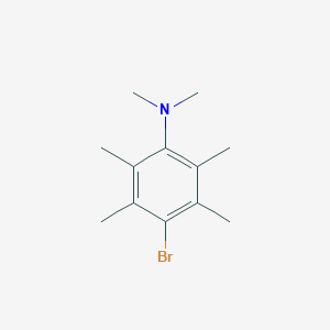 molecular formula C12H18BrN B373738 N-(4-bromo-2,3,5,6-tetramethylphenyl)-N,N-dimethylamine 