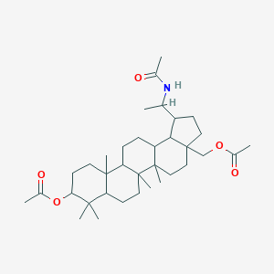 1-[1-(acetylamino)ethyl]-3a-[(acetyloxy)methyl]-5a,5b,8,8,11a-pentamethylicosahydro-1H-cyclopenta[a]chrysen-9-yl acetate