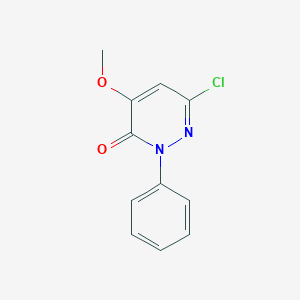6-Chloro-4-methoxy-2-phenyl-3(2H)-pyridazinone