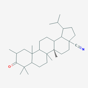 molecular formula C31H49NO B373763 2-Methyl-3-oxolupane-28-nitrile 