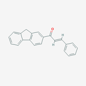 molecular formula C22H16O B373767 1-(9H-fluoren-2-yl)-3-phenyl-2-propen-1-one 