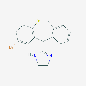 2-(2-bromo-6,11-dihydrobenzo[c][1]benzothiepin-11-yl)-4,5-dihydro-1H-imidazole