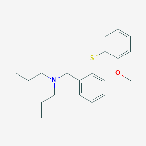 N-{2-[(2-methoxyphenyl)sulfanyl]benzyl}-N,N-dipropylamine