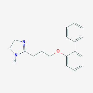 [1,1'-biphenyl]-2-yl 3-(4,5-dihydro-1H-imidazol-2-yl)propyl ether