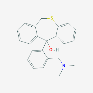 molecular formula C23H23NOS B373777 11-[2-[(dimethylamino)methyl]phenyl]-6H-benzo[c][1]benzothiepin-11-ol 