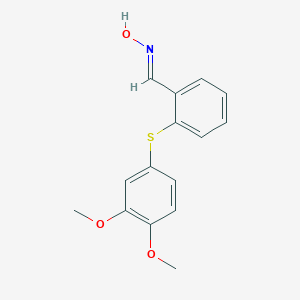 2-[(3,4-Dimethoxyphenyl)sulfanyl]benzaldehyde oxime