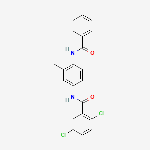 N-[4-(benzoylamino)-3-methylphenyl]-2,5-dichlorobenzamide